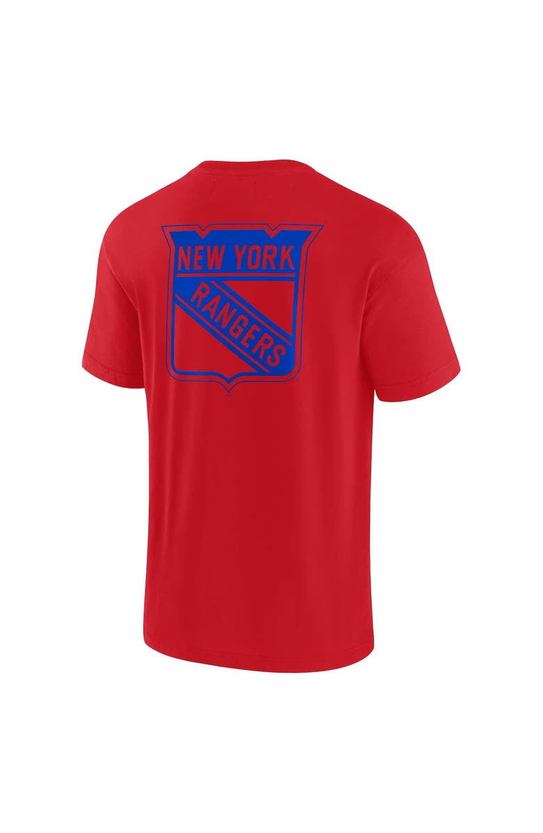 Fanatics Signature Unisex Fanatics Signature Red New York Rangers Elements Super Soft Short Sleeve T-Shirt, Alternate, color, Red