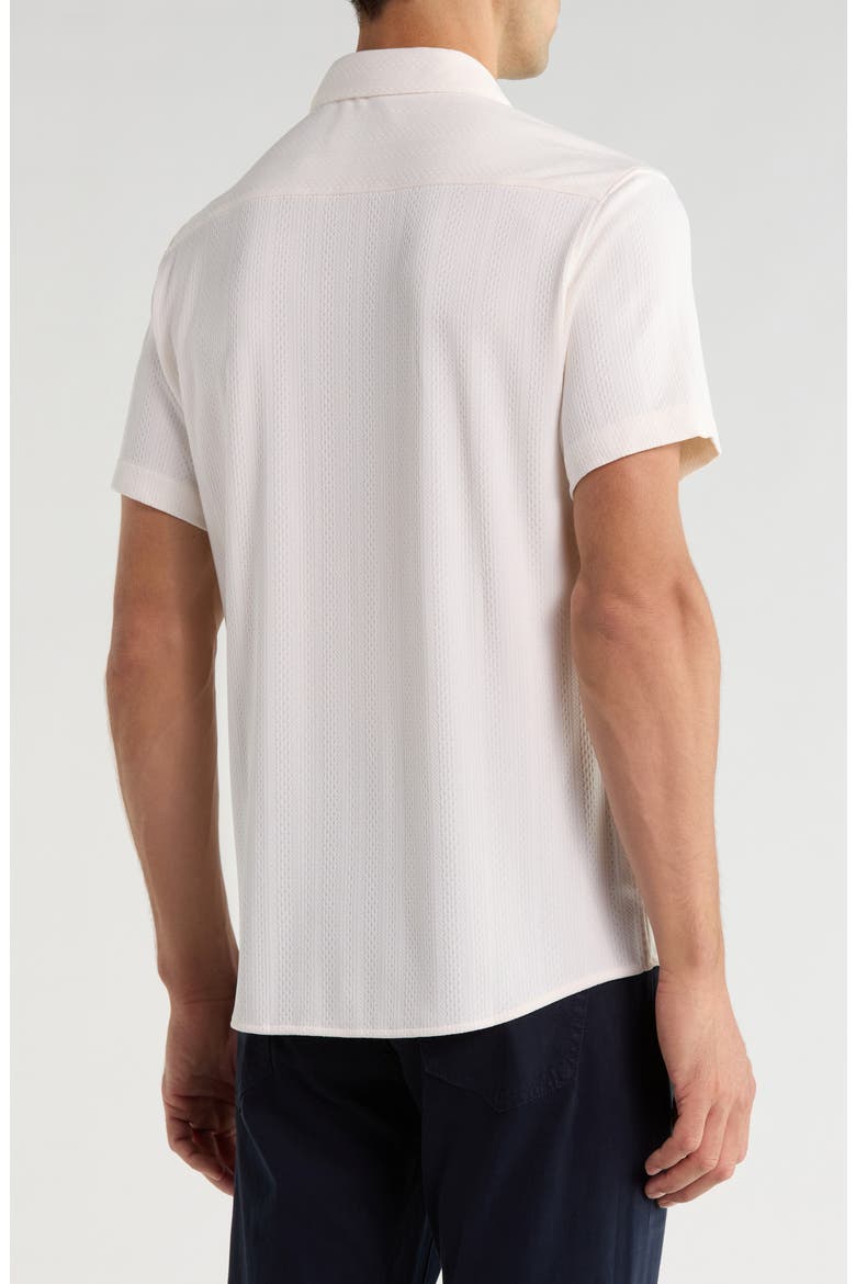Napoli Short Sleeve Stretch Shirt, Alternate, color, NATURAL