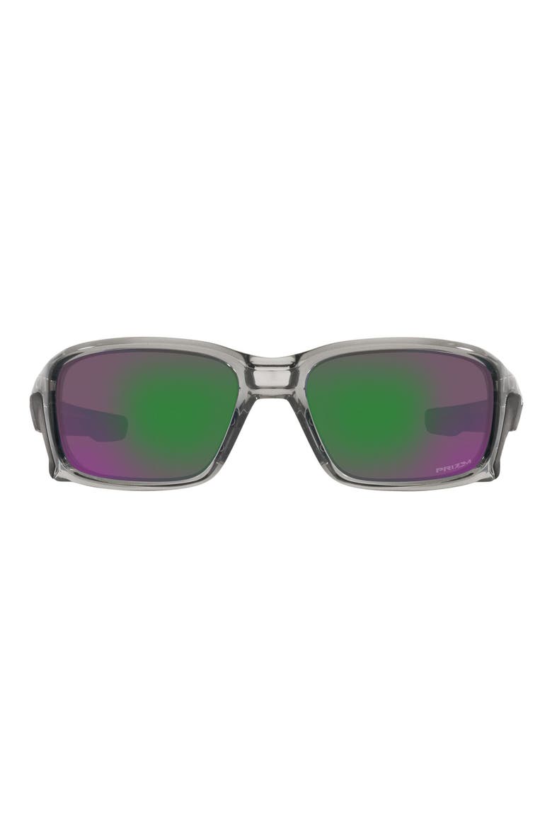 Straightlink™ 61mm Prizm™ Sunglasses, Main, color, SOLID BLACK
