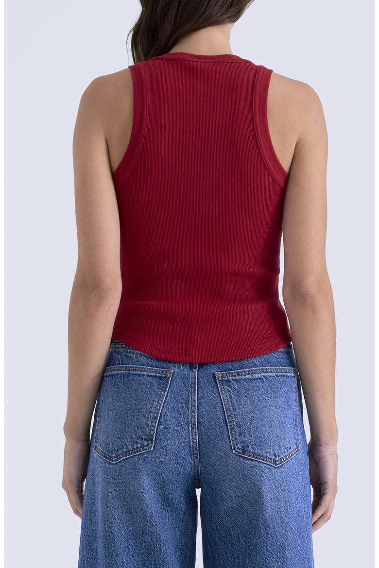 Nissi Rib Tank, Alternate, color, RACER RED