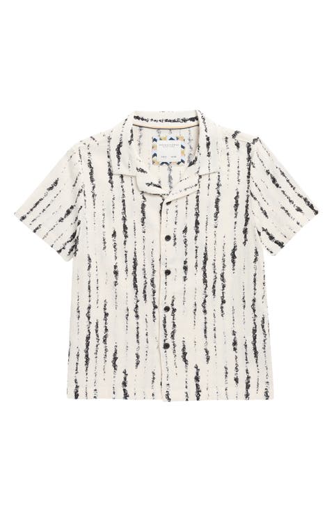 Kids' Irregular Line Camp Shirt (Big Kid)
