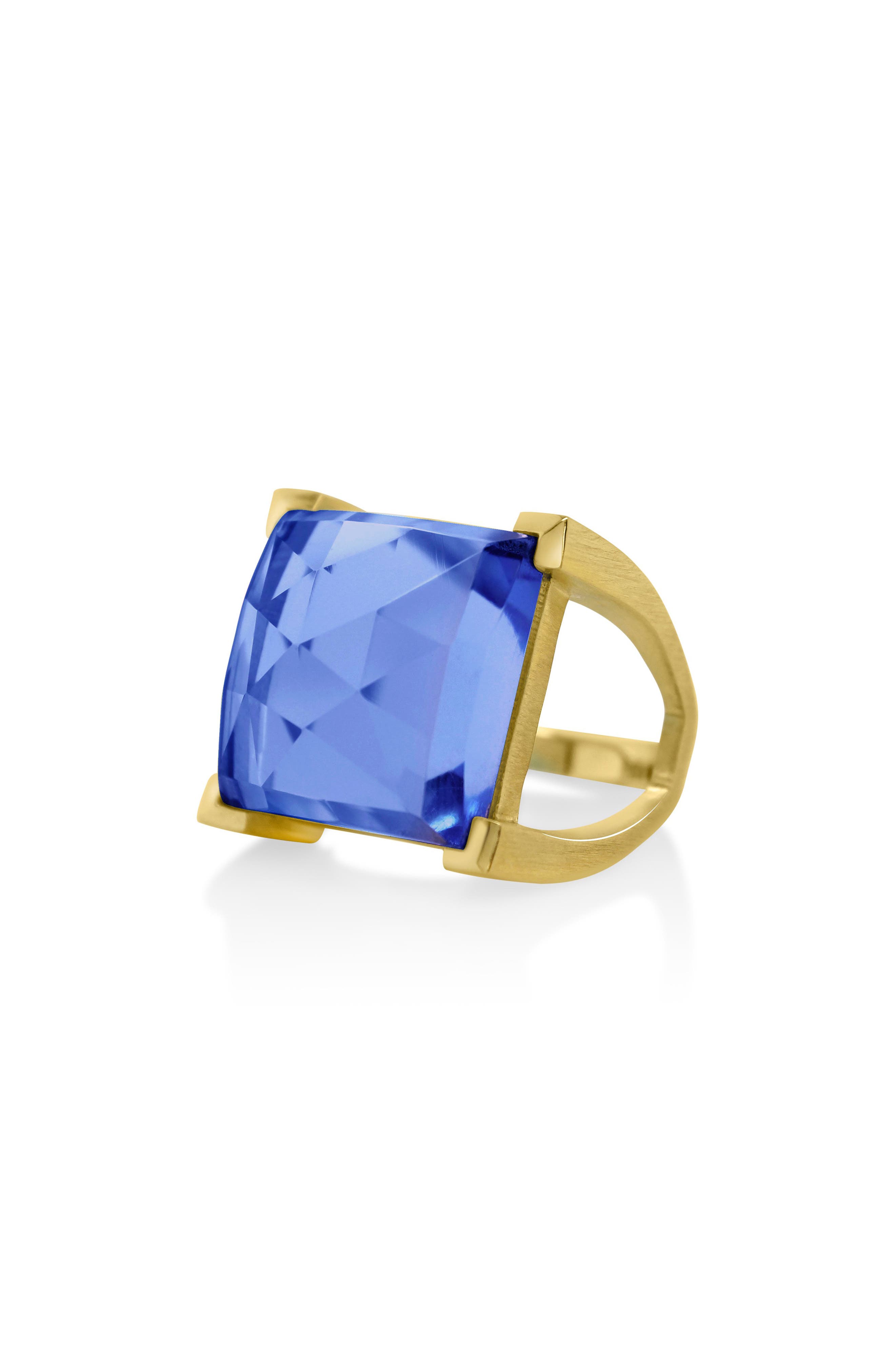 TANZANITE/ GOLD