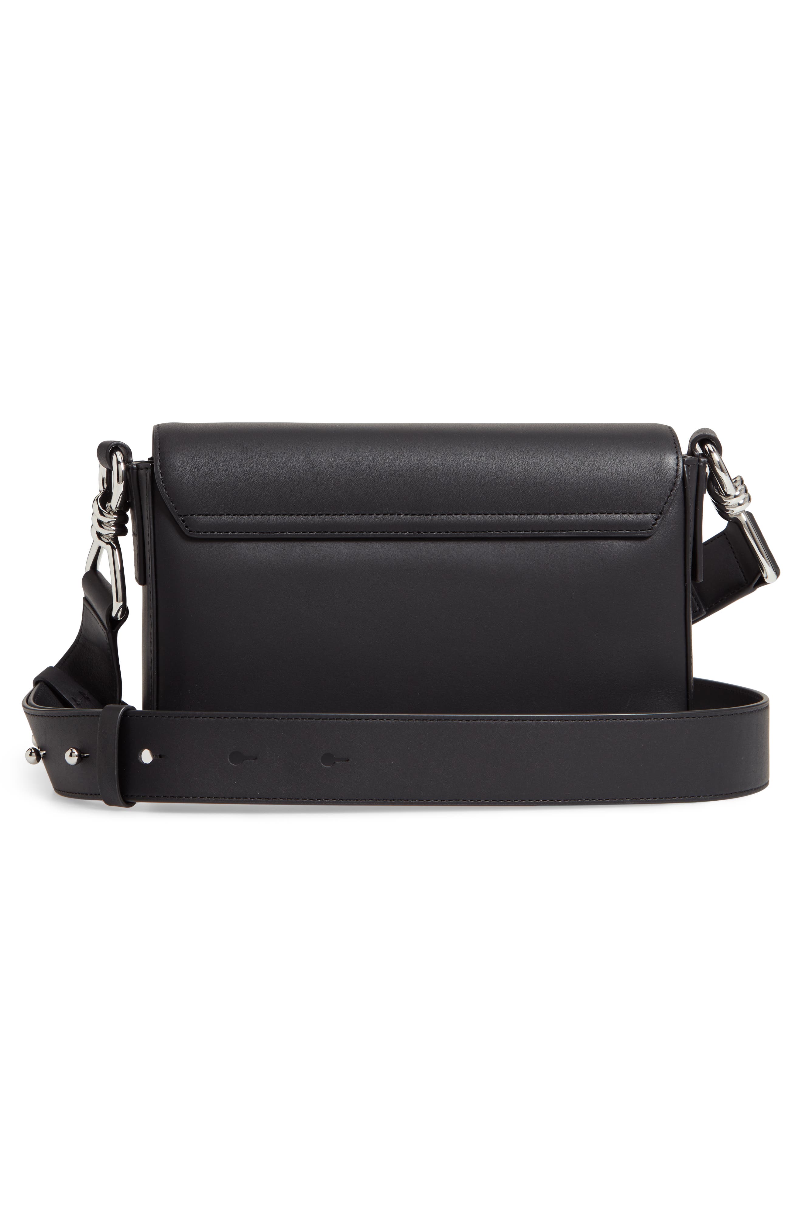 AllSaints Captain Leather Crossbody Bag, Alternate, color, 