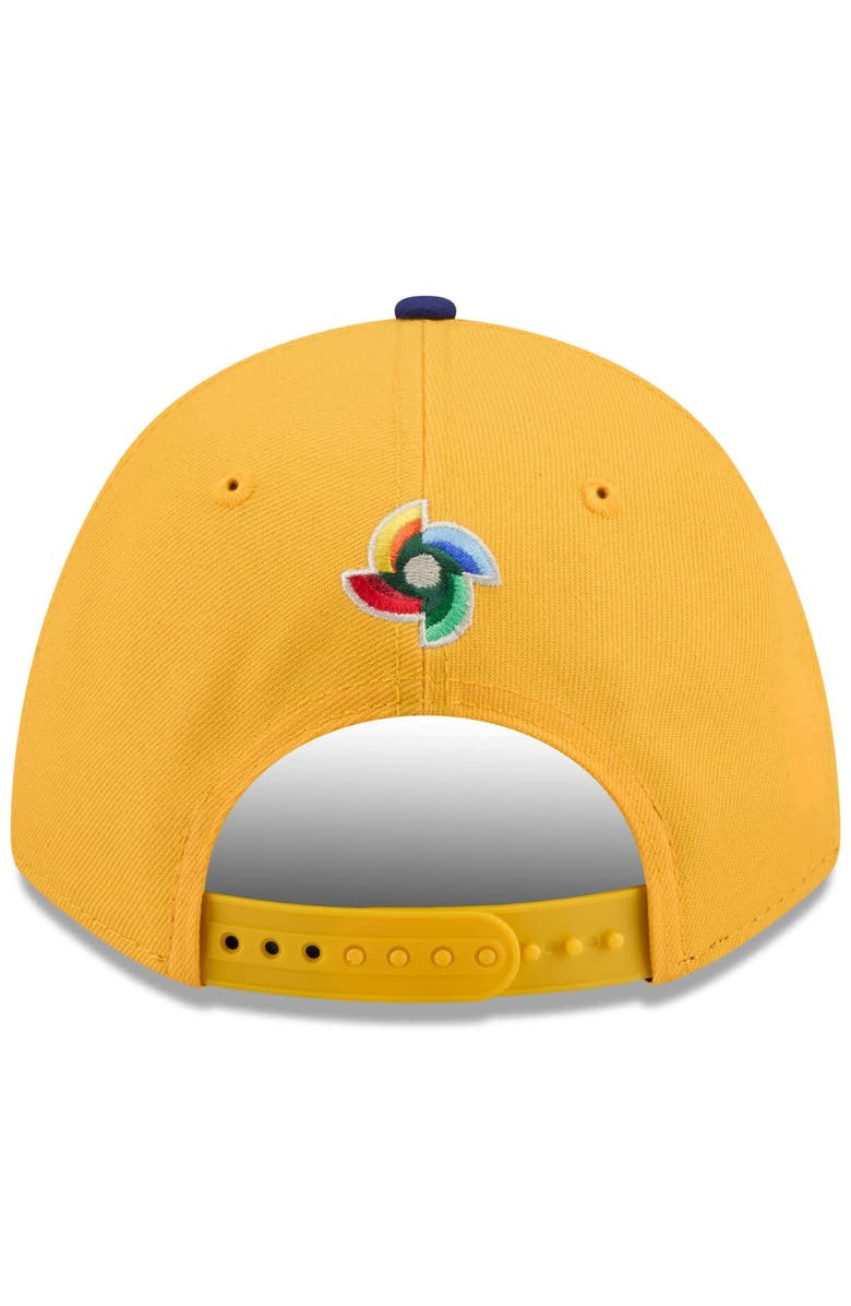 New Era Men's New Era  Yellow/Blue Colombia Baseball 2026 World Baseball Classic 9FORTY M-Crown Adjustable Hat, Alternate, color, Yellow