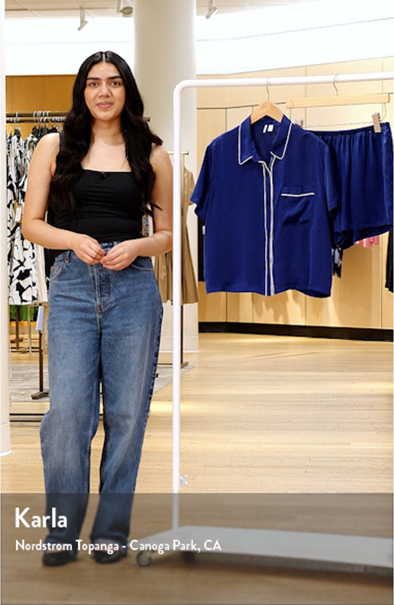 Washable Silk Short Pajamas, sales video thumbnail