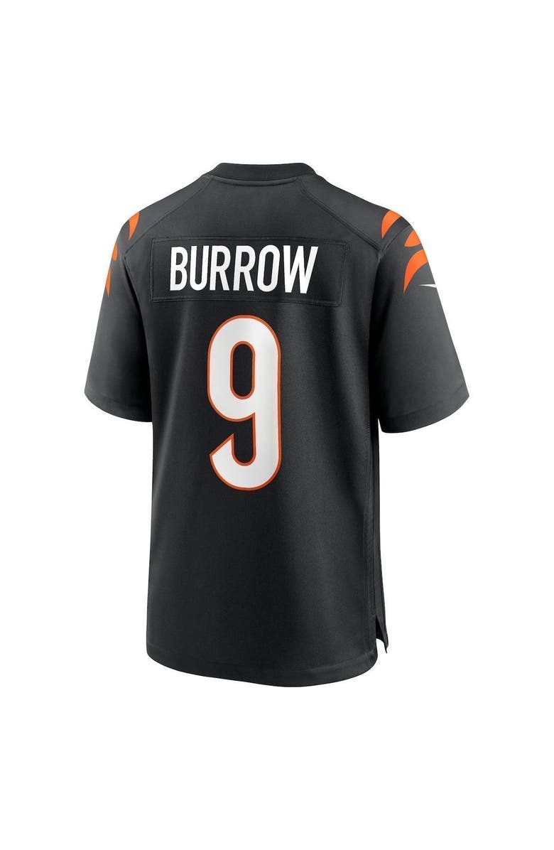 Nike Men's Nike Joe Burrow Black Cincinnati Bengals Game Jersey, Alternate, color, Black