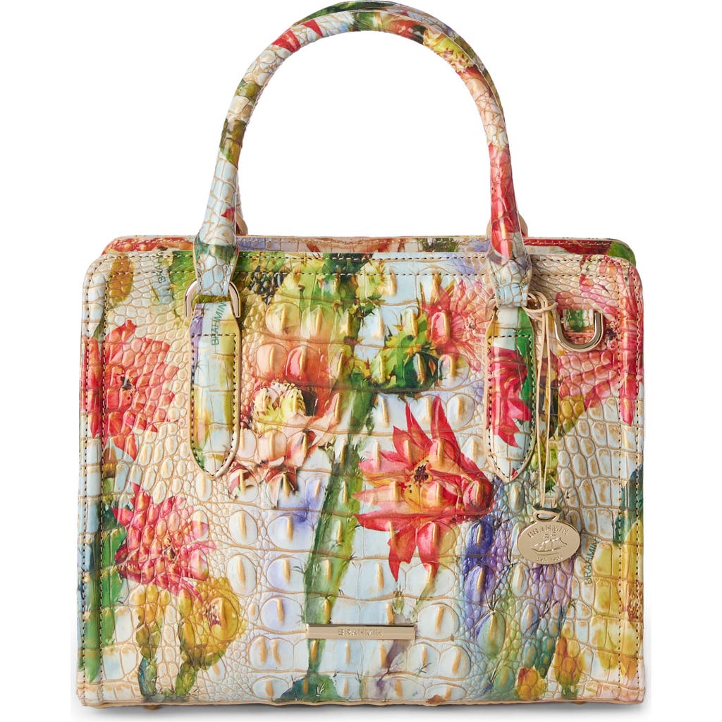 Shop Brahmin Cami Embossed Leather Satchel