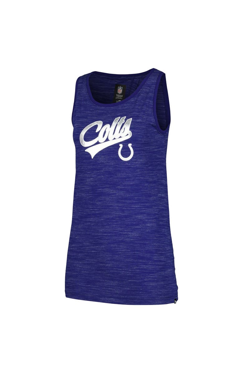 New Era Women's New Era Royal Indianapolis Colts Space Dye Active Tank Top, Alternate, color, Royal