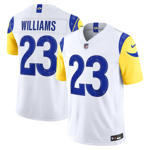Men's Nike Kyren Williams White Los Angeles Rams Vapor F.U.S.E. Stitched Limited Jersey