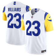 Nike Men's Nike Kyren Williams White Los Angeles Rams Vapor F.U.S.E. Stitched Limited Jersey