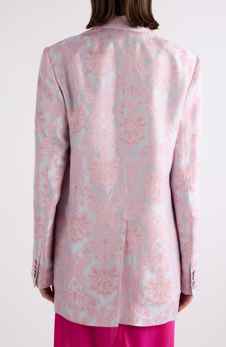 Dries Van Noten Blanchets Floral Jacquard Single Breasted Blazer, Alternate, color, 
