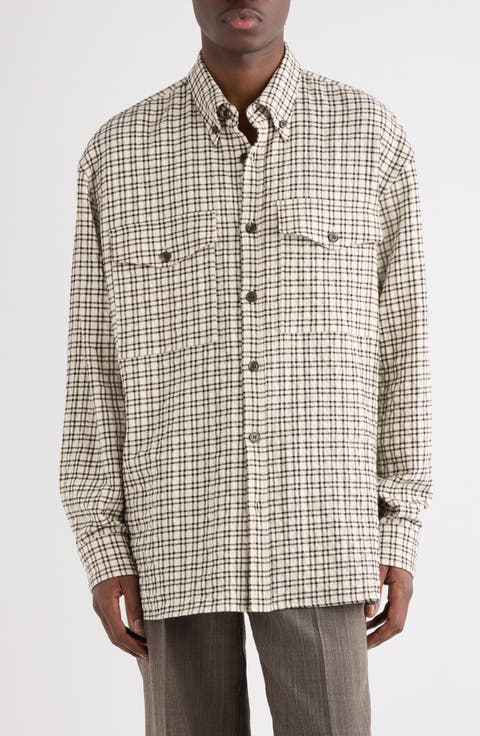 Cromo Check Button-Down Shirt