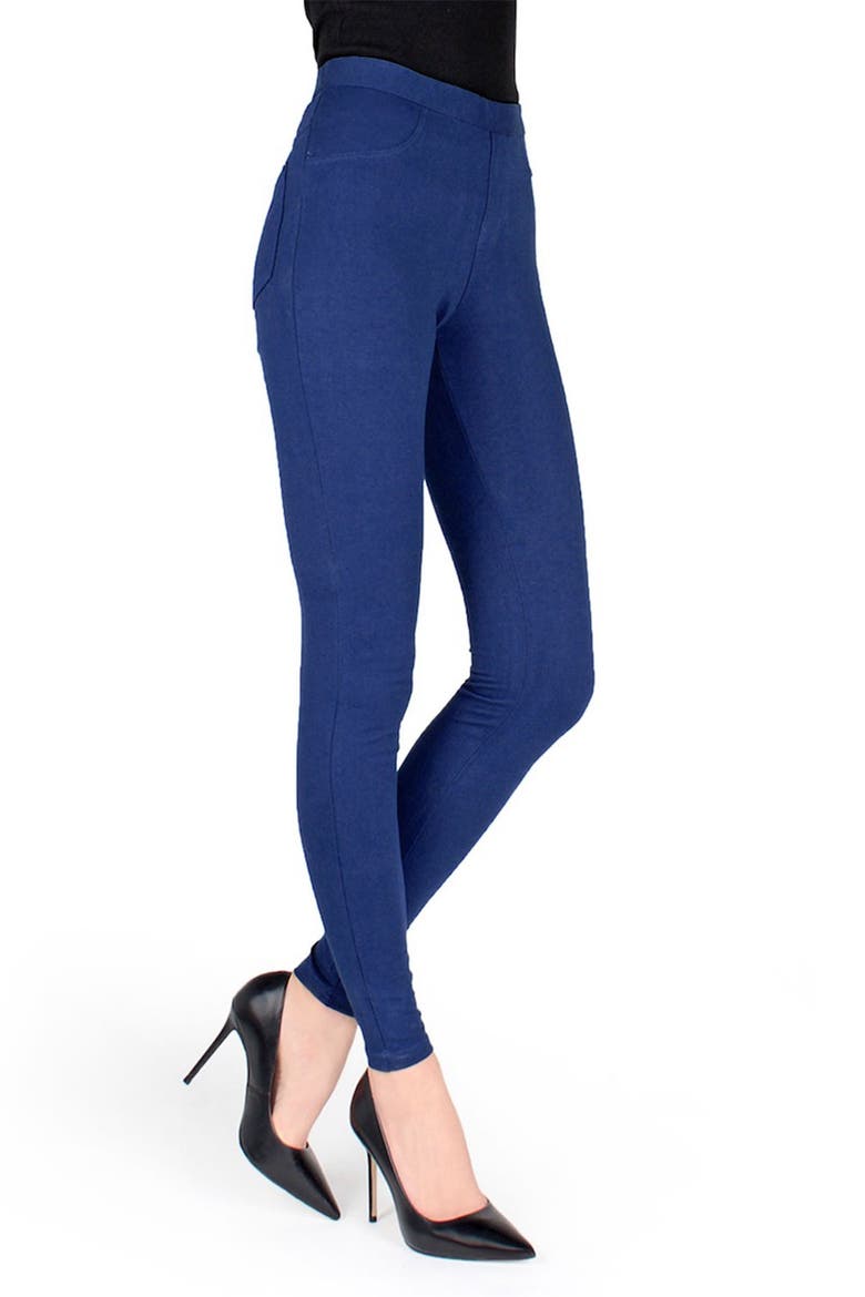Soft Chic Leggings, Main, color, BLUE DENIM