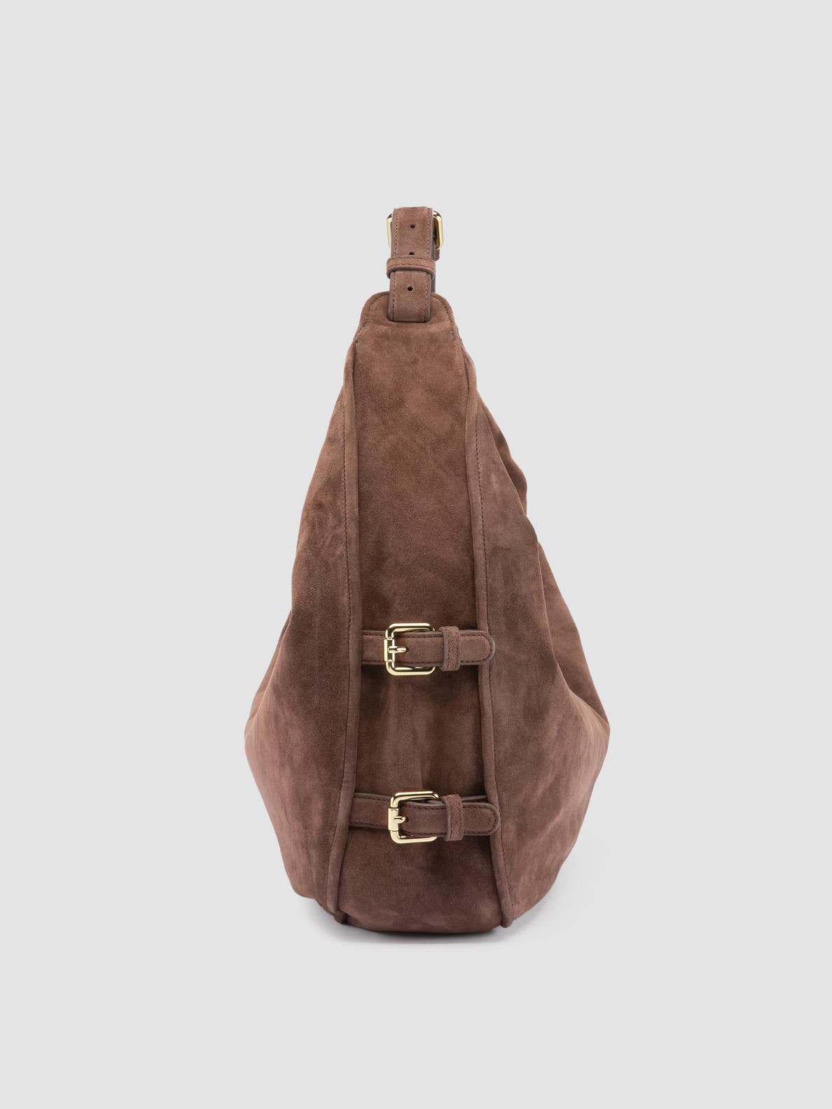 Officine Creative Julie 015 Crescent Shoulder Bag, Alternate, color, Brown