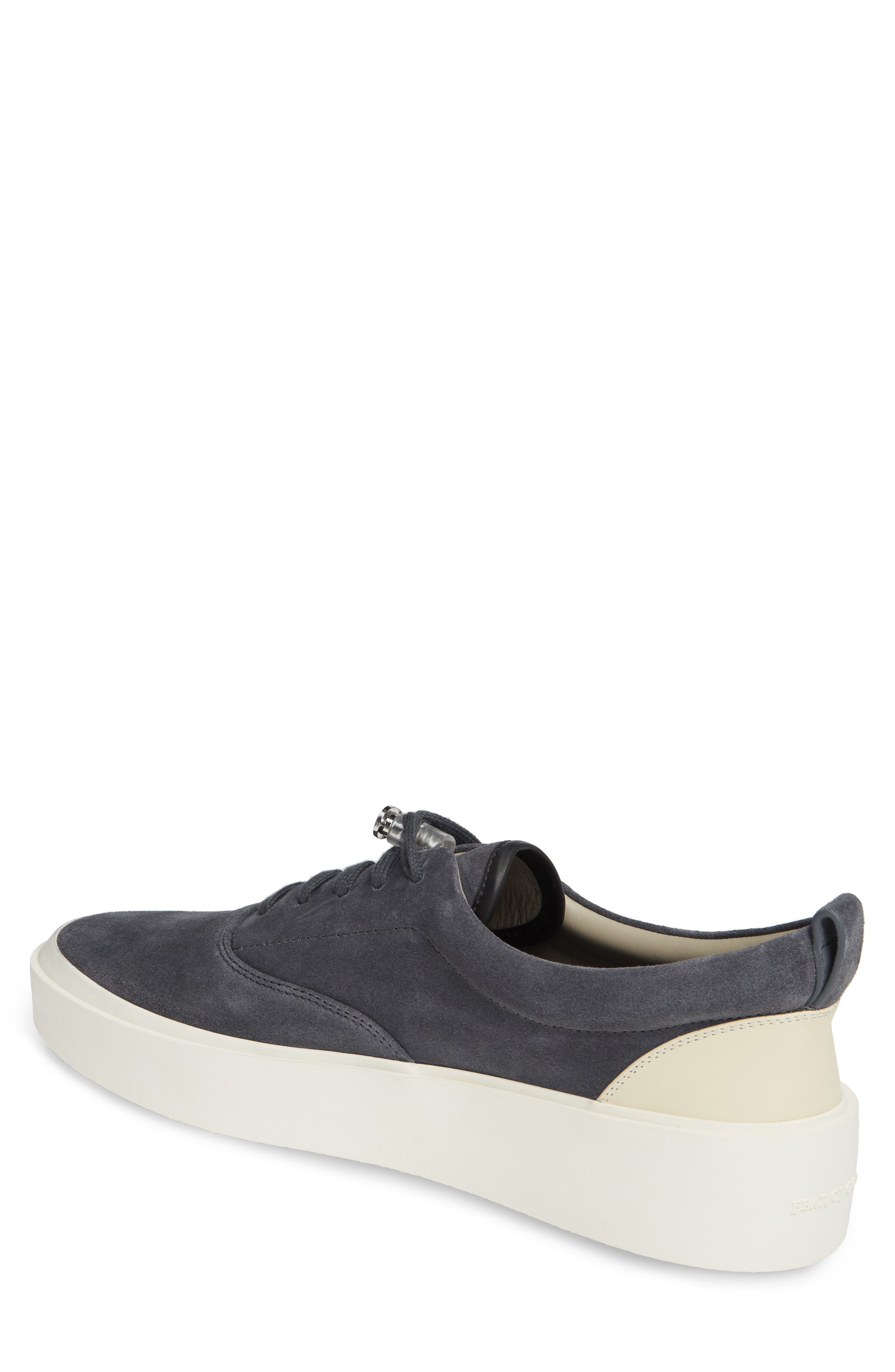101 Low Top Sneaker, Alternate, color, BLACK SUEDE W/ CREAM LEATHER