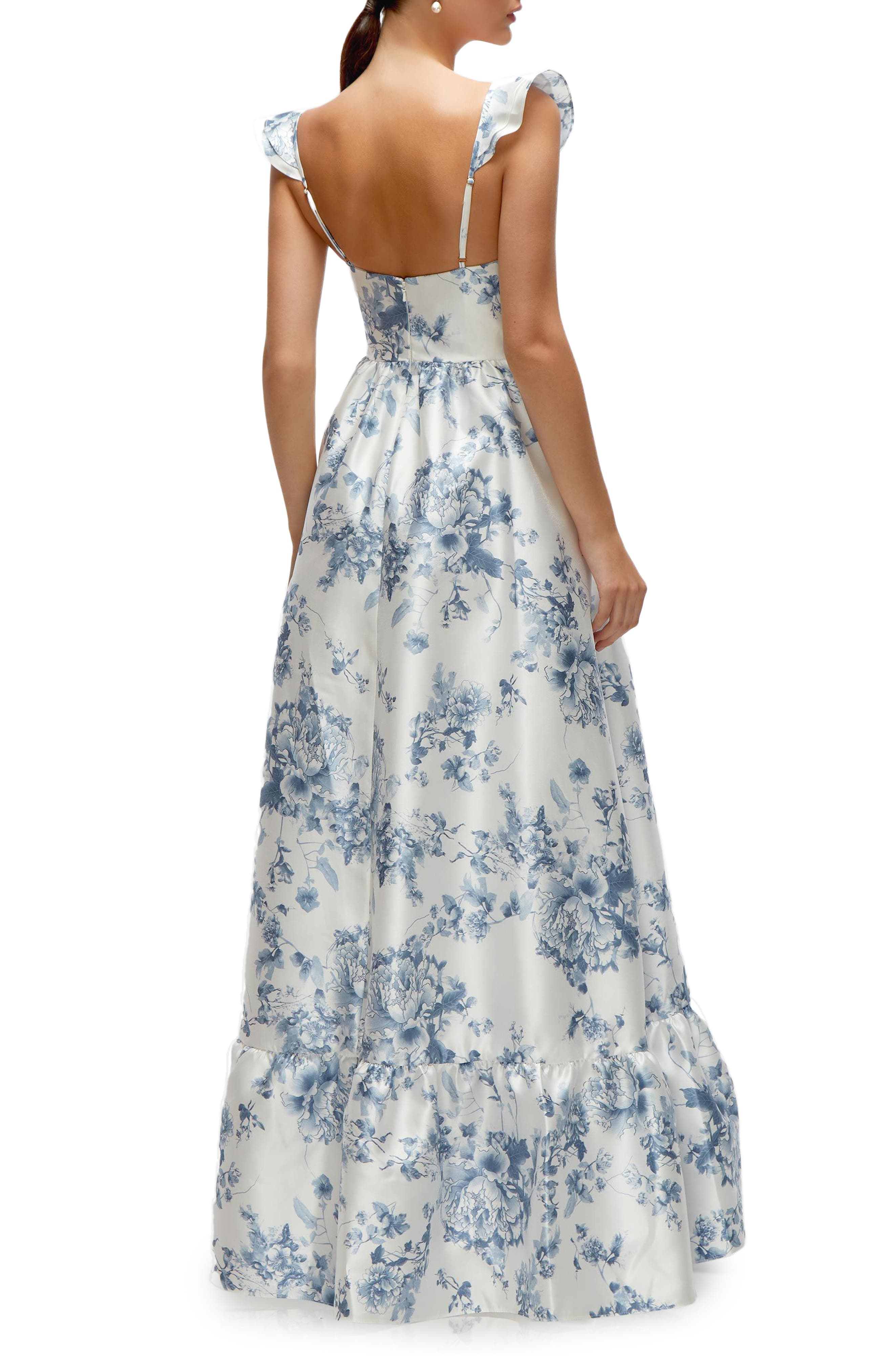 Floral Corset Gown - image 4