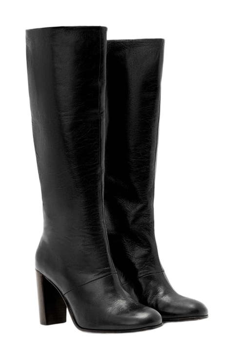 Marisa Leather Knee High Boot