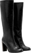 AllSaints Marisa Leather Knee High Boot