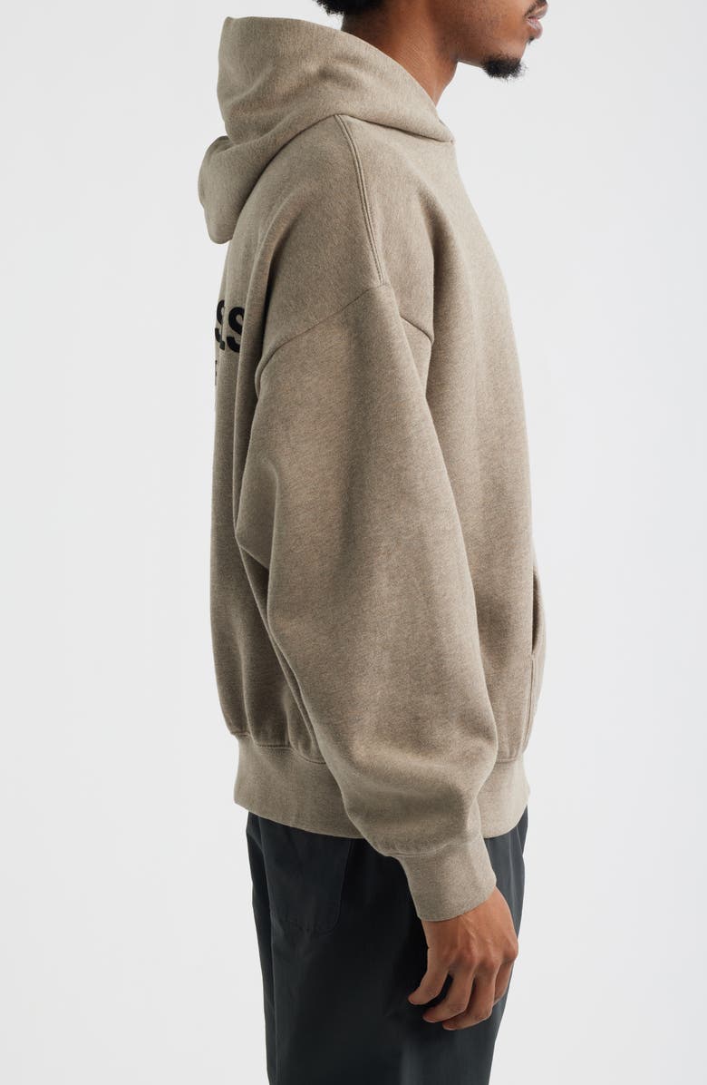 Fear of God Essentials Classic Fit Fleece Zip-Up Hoodie, Alternate, color, Homestead Heather