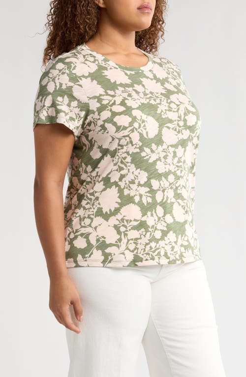 Sanctuary The Perfect Geo Print Cotton Blend Knit Top