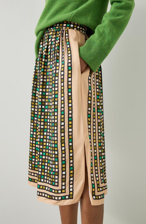 Lk Bennett Ethel A-line Skirt In Multi