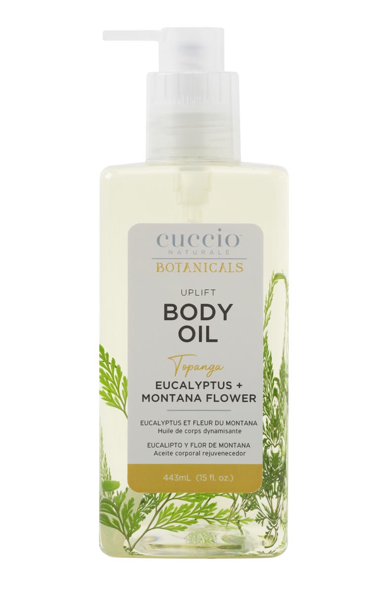 Cuccio Botanicals Eucalyptus + Montana Flower Body Oil, Main, color, N/A