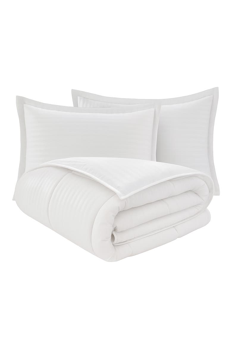 Luxurious Soft Bedding Comforter & Sham Set, Main, color, WHITE