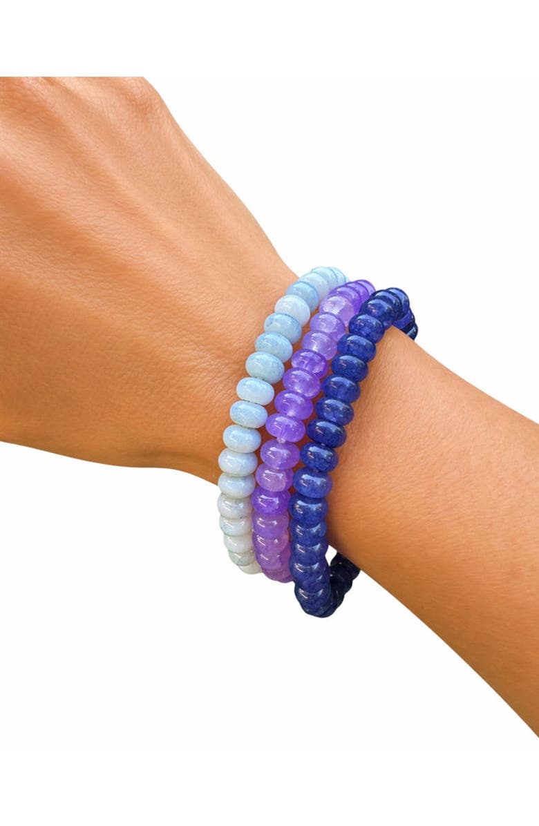 Erin McDermott Jewelry Coastal Escape Gemstone Stack, Main, color, Purple