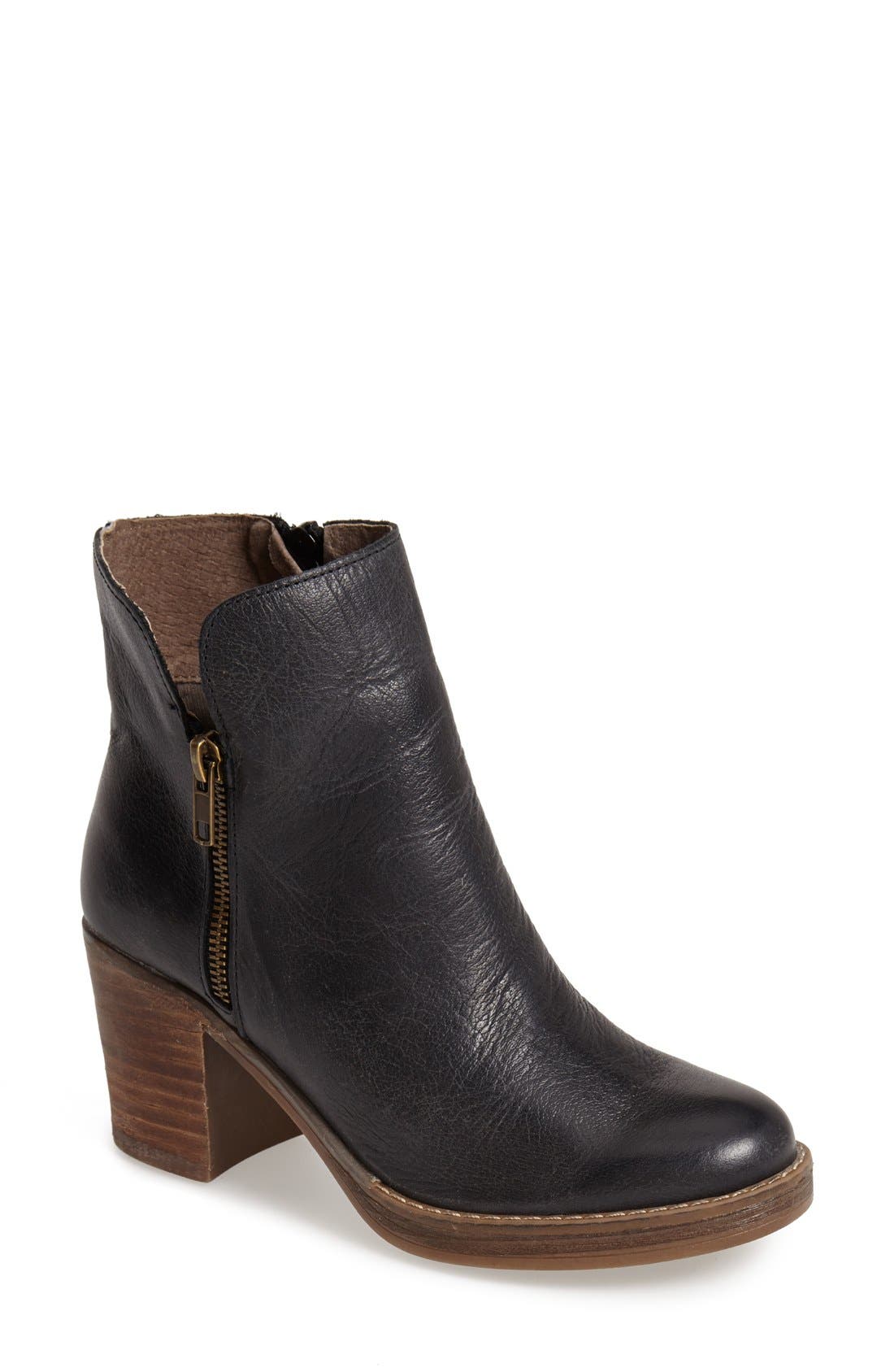 'Becca' Bootie, Main, color, BLACK
