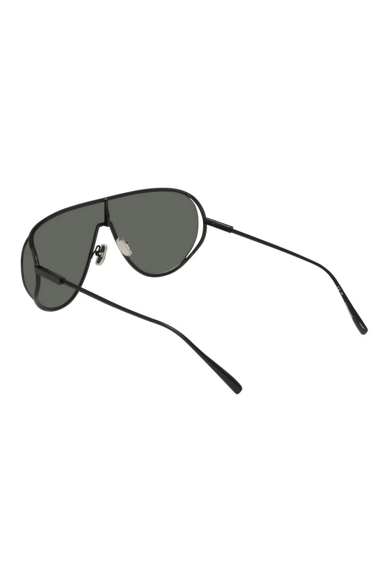 63mm Oversize Aviator Sunglasses, Alternate, color, BLACK
