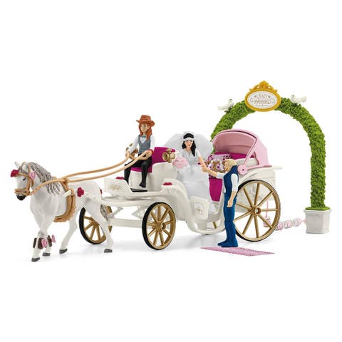 Horse Club Wedding Carriage Horse Figurine
