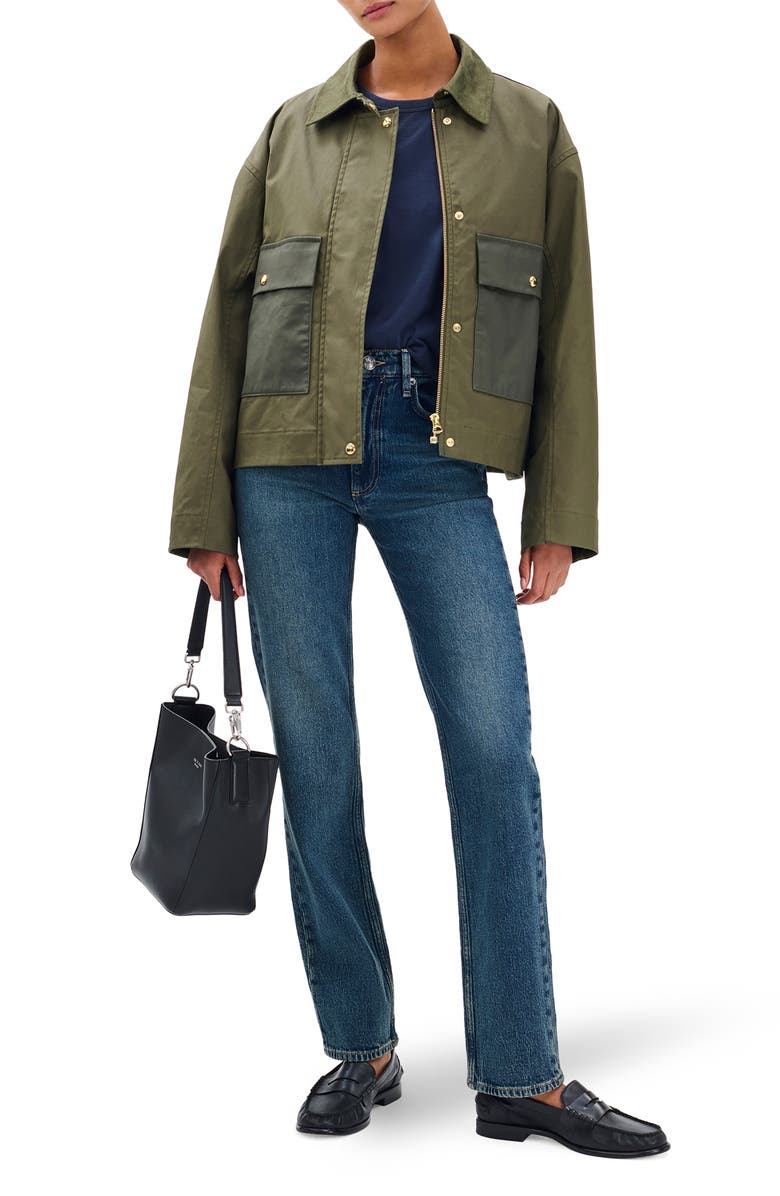 rag & bone Harlow Mid Rise Straight Leg Jeans, Alternate, color, Ness