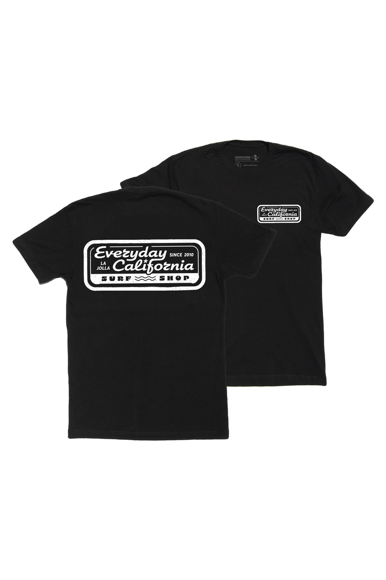 Surf Shop Tee Shirt, Alternate, color, Black