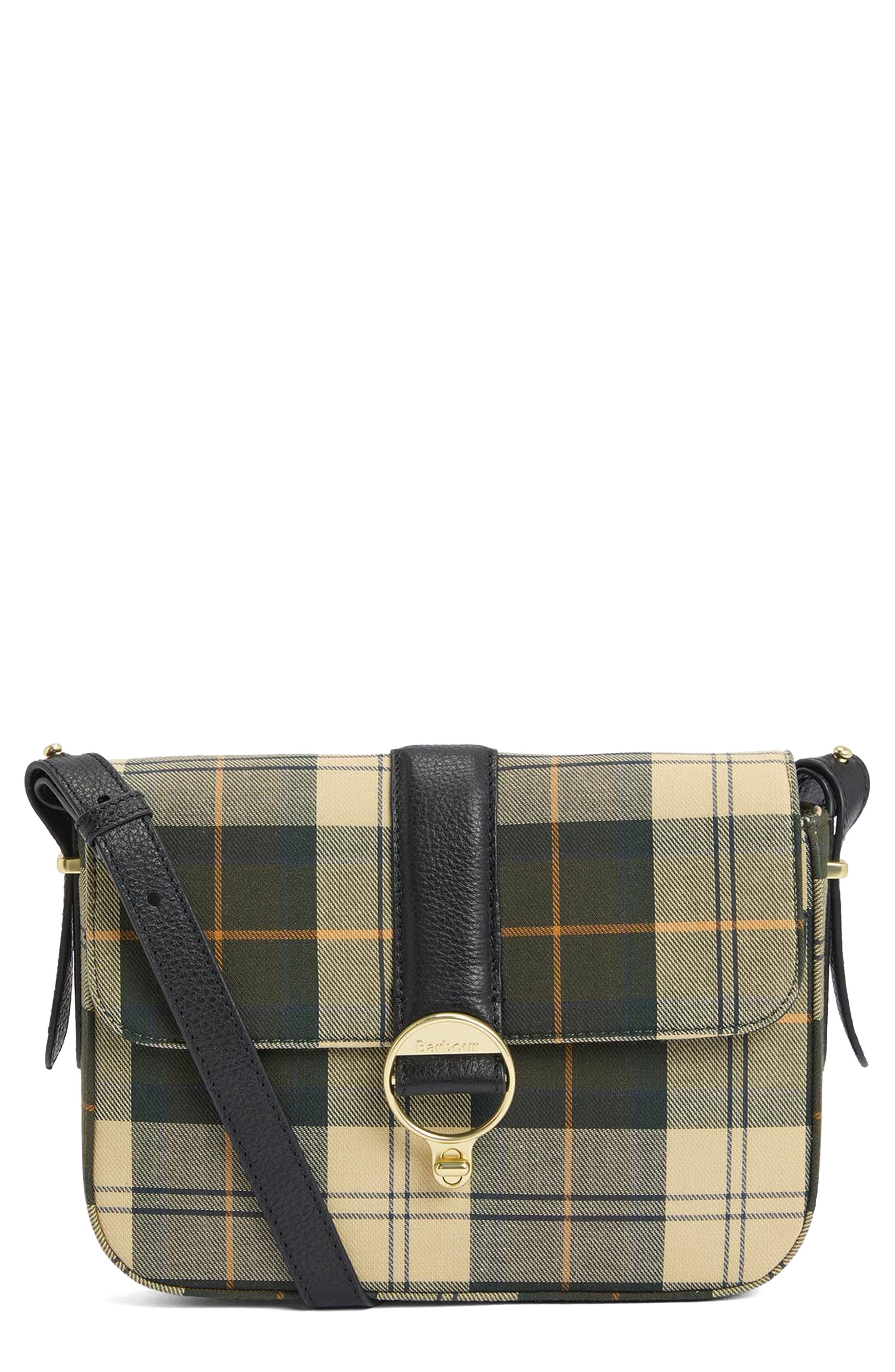 Barbour Rosa Tartan Crossbody Bag, Main, color, 