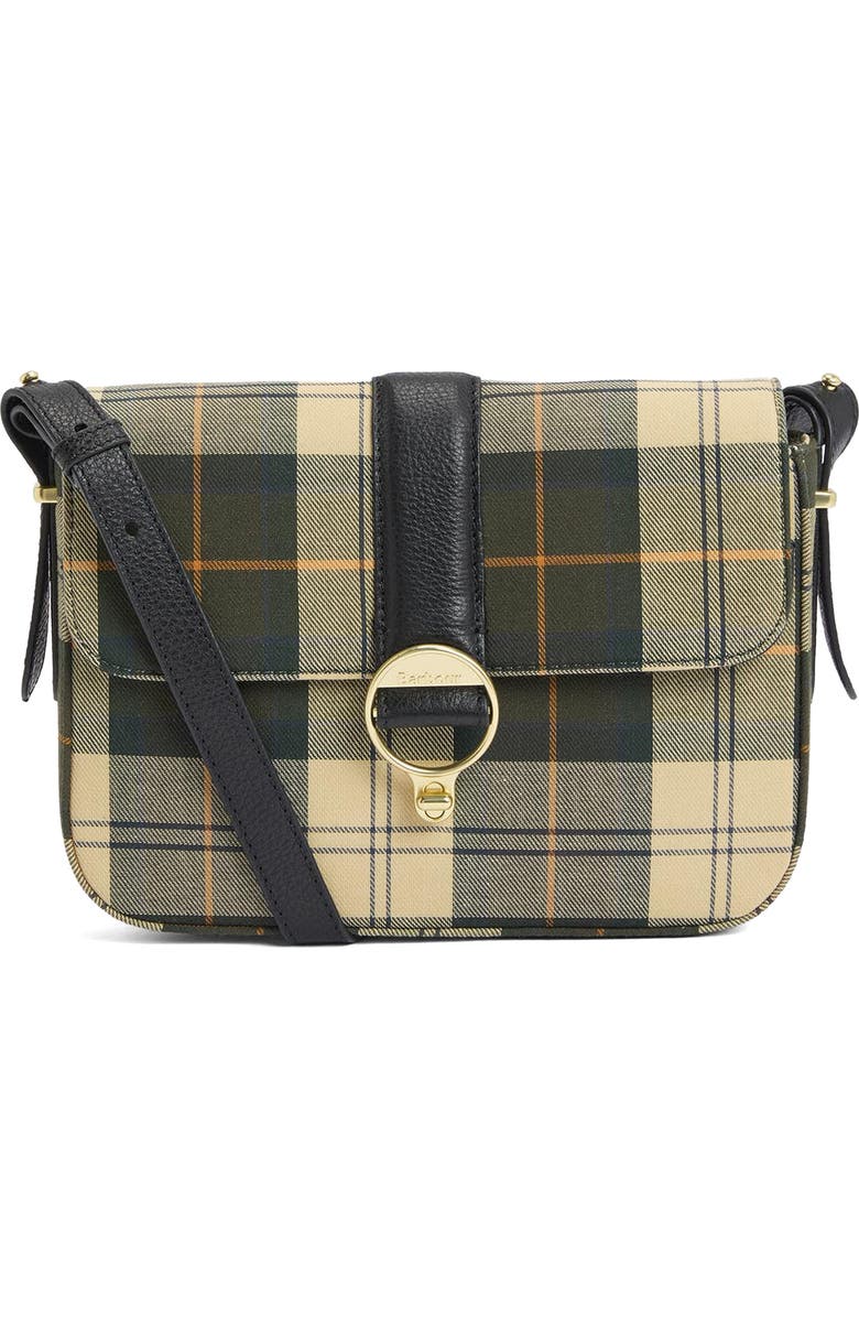 Barbour Rosa Tartan Crossbody Bag, Main, color,