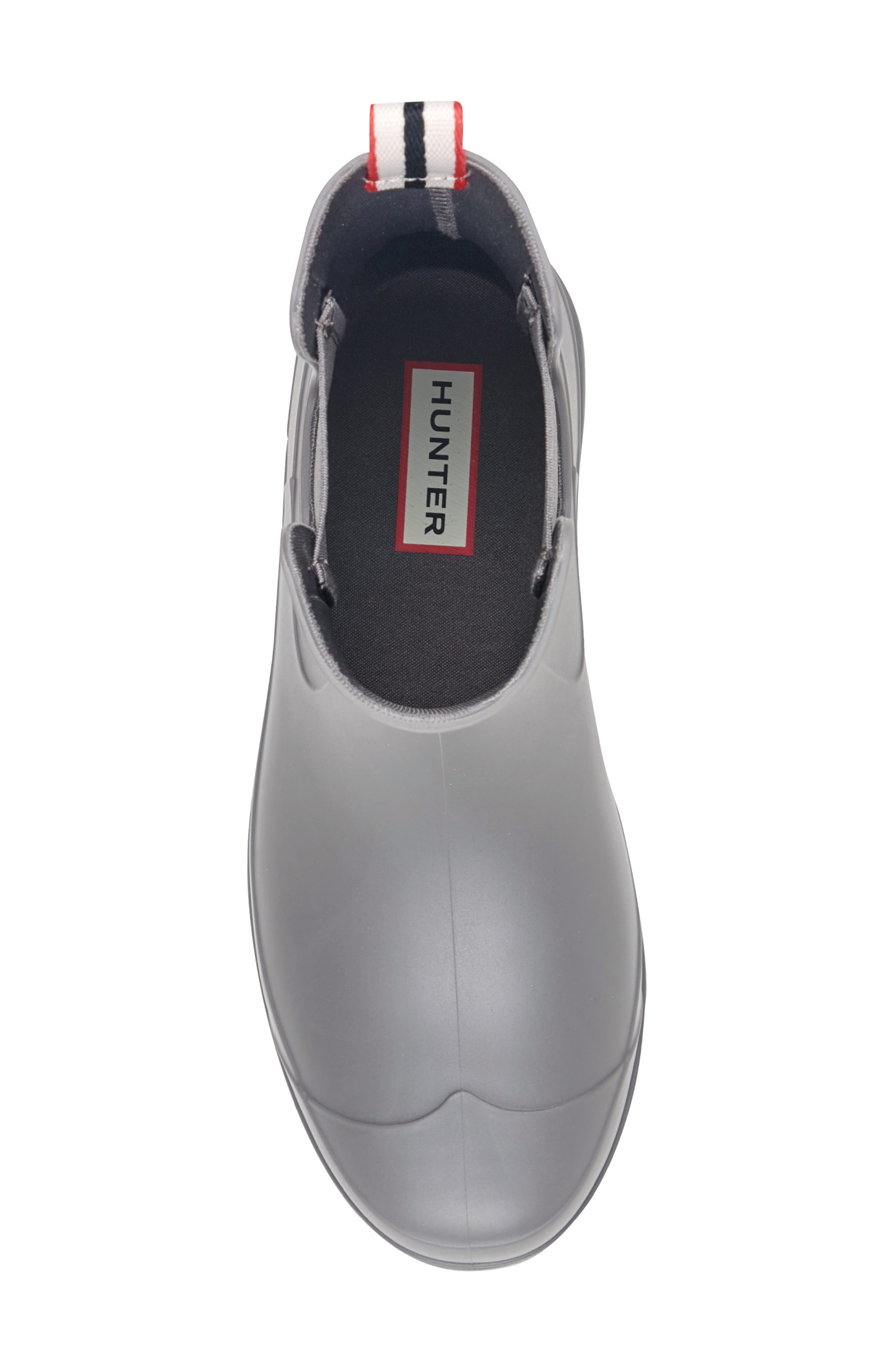 Hunter Tabitha Chelsea Waterproof Rain Boot, Alternate, color, Dark Gray