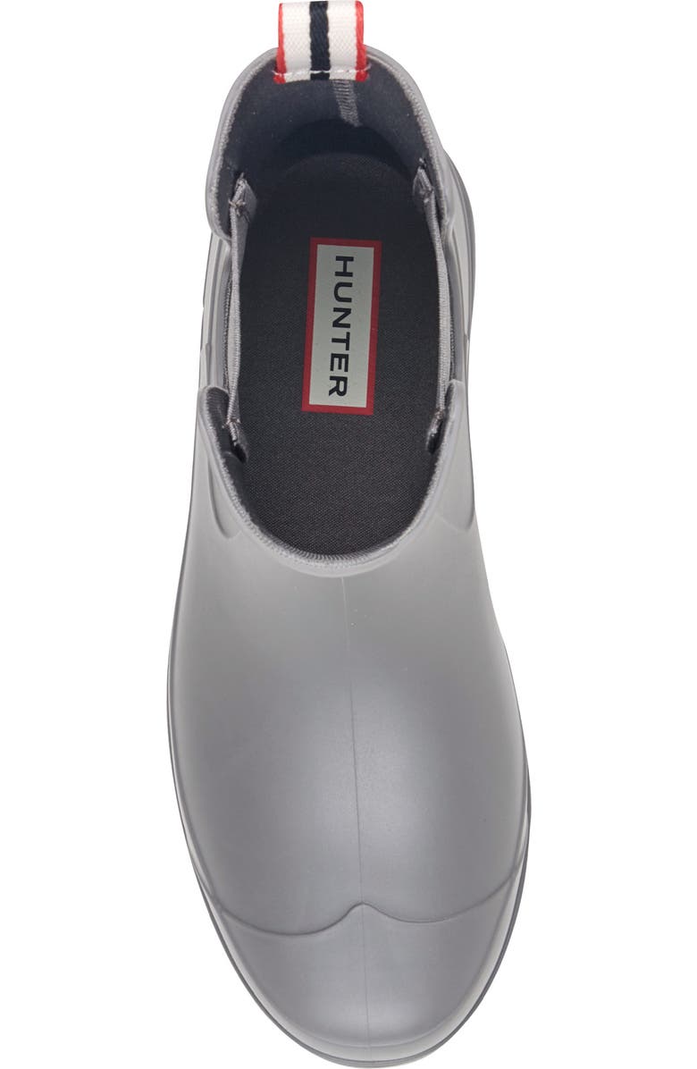 Hunter Tabitha Chelsea Waterproof Rain Boot, Alternate, color, Dark Gray