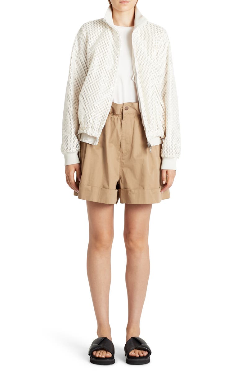 Moncler Pulcherrima Jacquard Mesh Jacket, Alternate, color, 