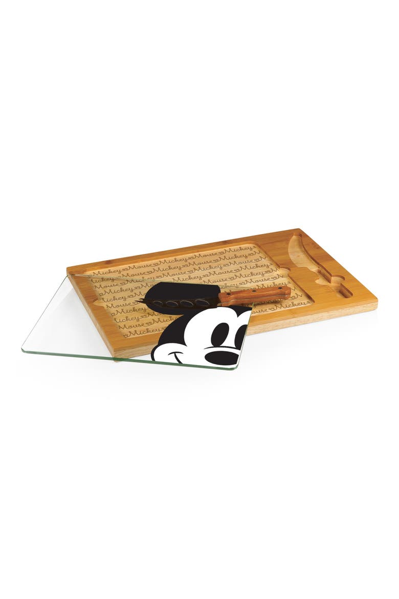 TOSCANA Icon - Disney 3-Piece Cheese Board Set, Alternate, color, MINNIE MOUSE/ BROWN