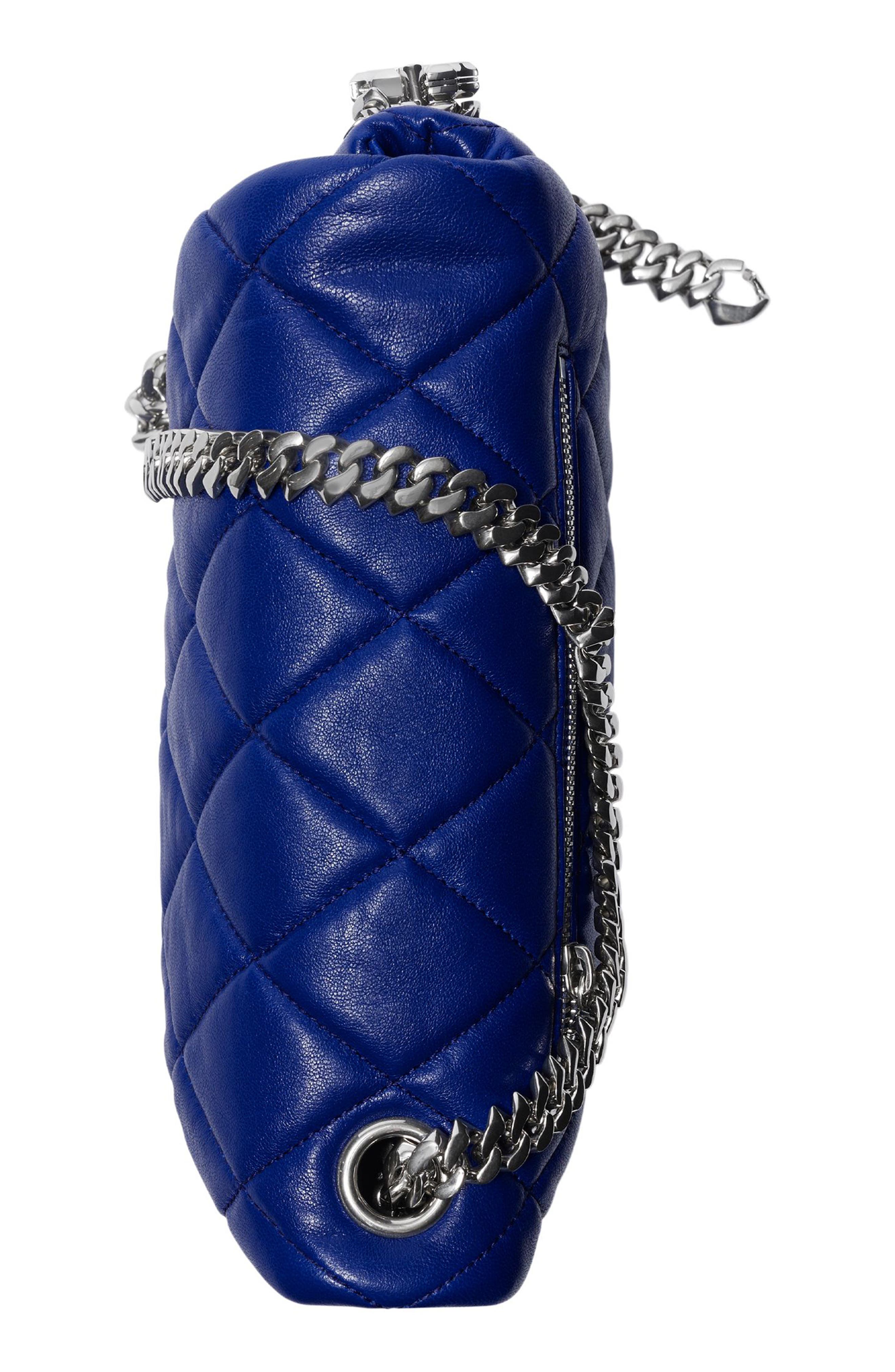 Burberry Small Shield Quilted Leather Shoulder Bag, Alternate, color, Knight