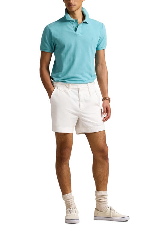 Polo Ralph Lauren Custom Slim Fit Mesh Polo Shirt In Deep Seafoam