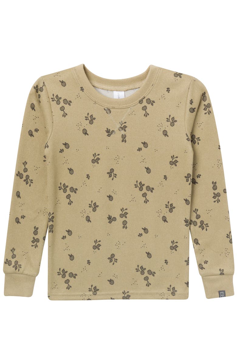 Modern Moments<sup>™</sup> by Gerber Hacci Sung Fit Footless Pajama Set, Alternate, color, Olive Gray