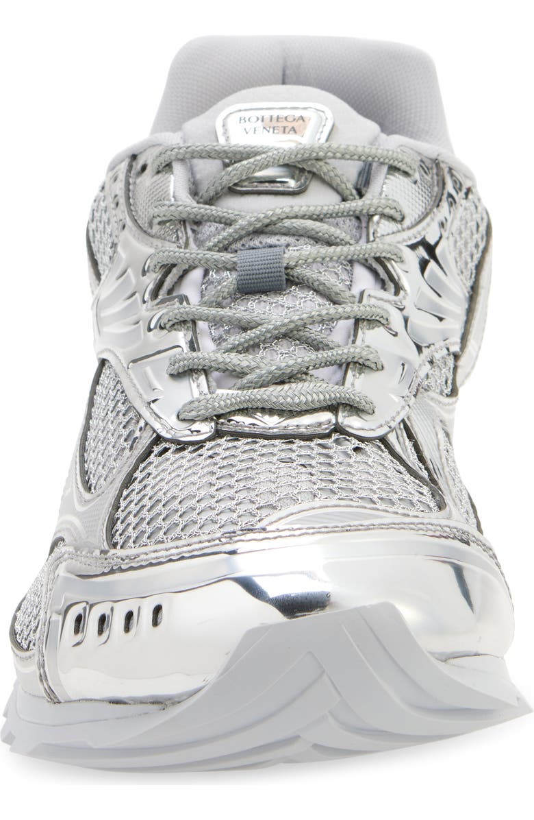 Bottega Veneta Orbit Sneaker, Alternate, color, Silver