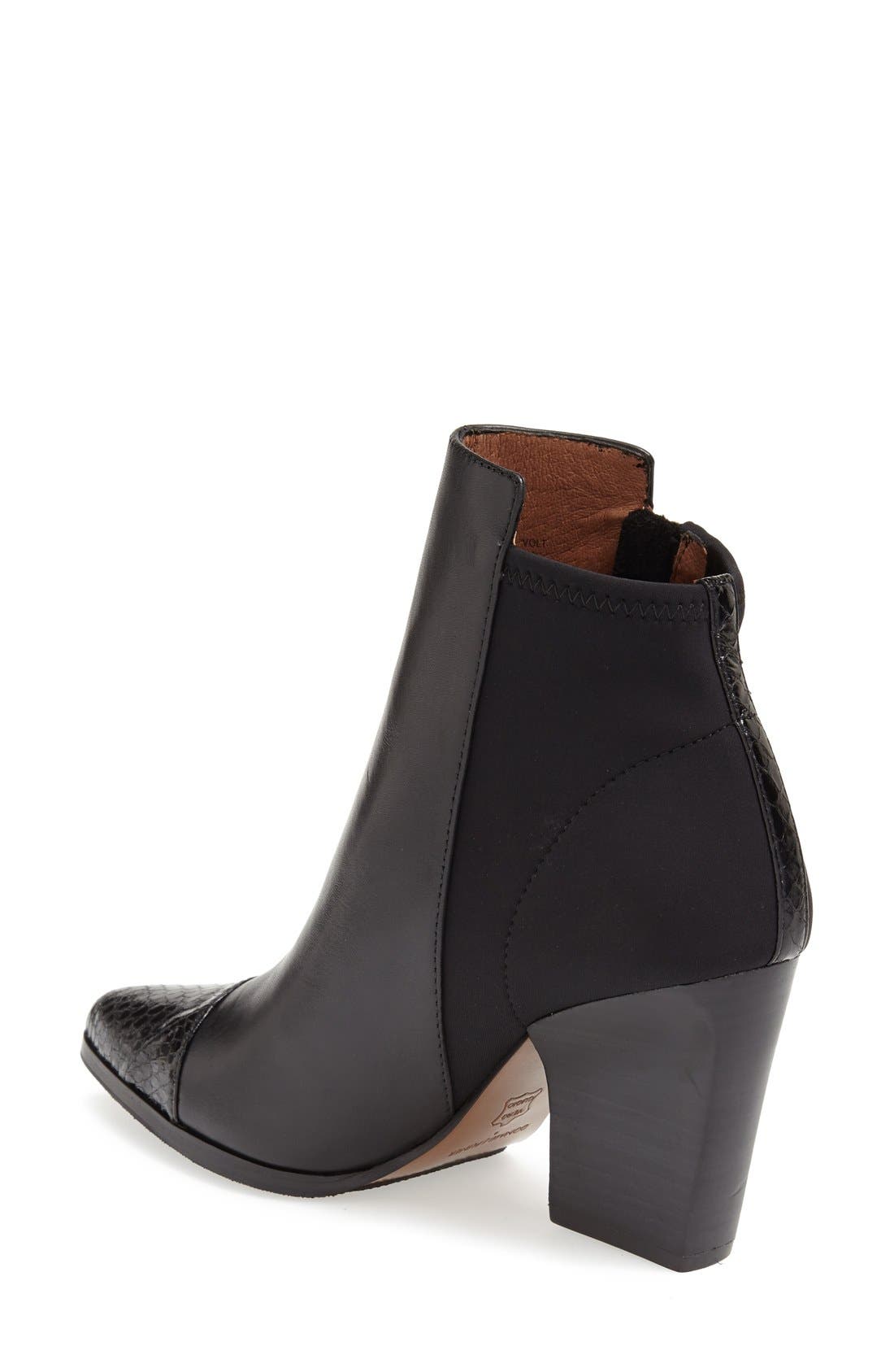 Donald Pliner Donald J Pliner 'Volt' Embossed Cap Toe Bootie, Alternate, color, 