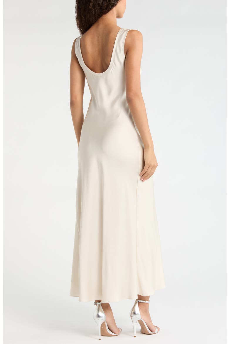 Coco Bias Cut Satin Tank Dress, Alternate, color, OYSTER