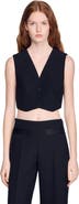 SANDRO Cropped vest