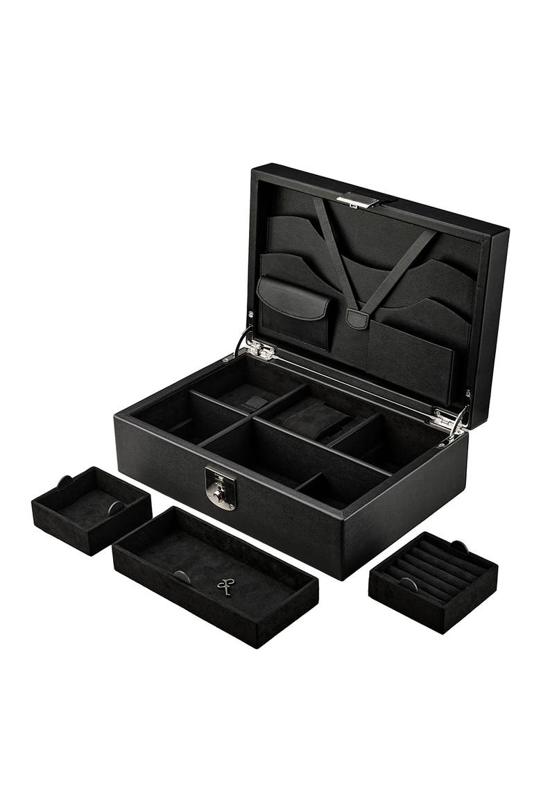 Philipp Watch and Jewellery Lifestyle box, Alternate, color, Black