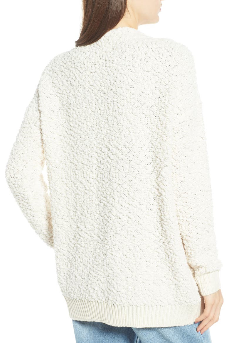 Nubby Cardigan, Alternate, color, IVORY