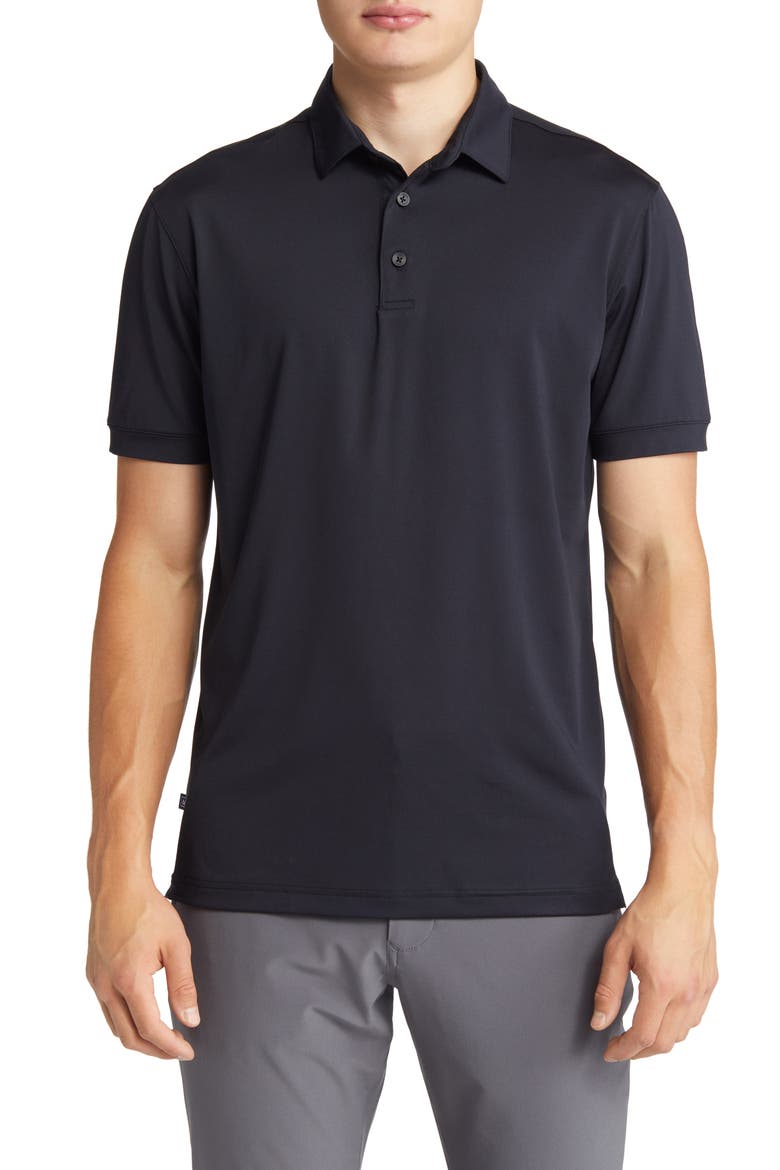 Men's Versa Solid Golf Polo, Main, color, BLACK