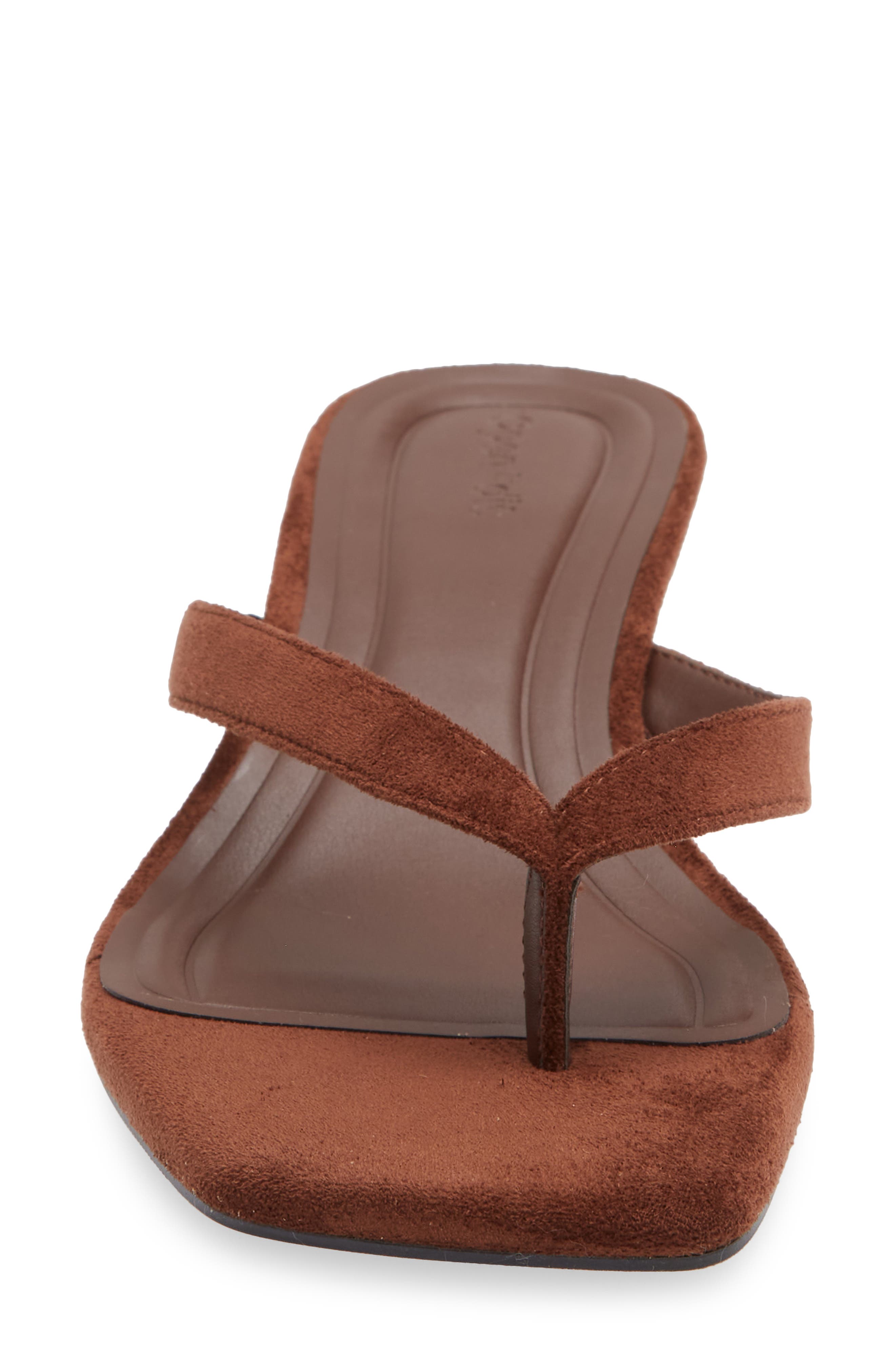 Tori Kitten Heel Sandal, Alternate, color, BROWN MOCHA